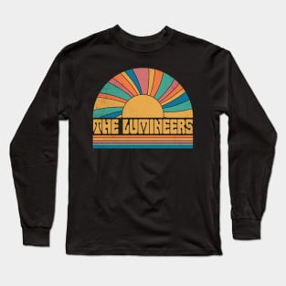 Graphic Lumineers Name Distressed Birthday Vintage Style Long Sleeve T-Shirt